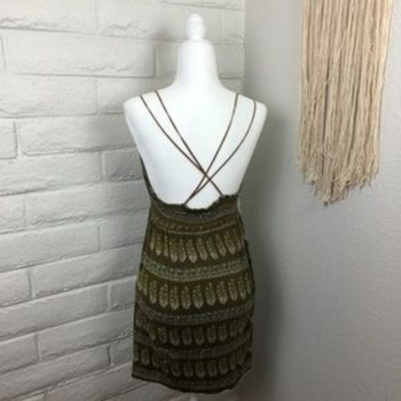 Free People Floral Backless Sundress - Picture 2 of 8